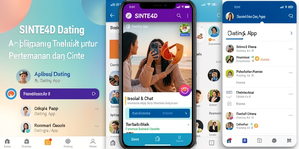 Antarmuka SINTE4D yang menarik dan fitur interaktif untuk dating.